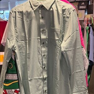 Men’s Nick Graham, long sleeve shirt, size medium sticker on front